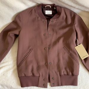 Aritzia Mauve Bomber Jacket size XS
